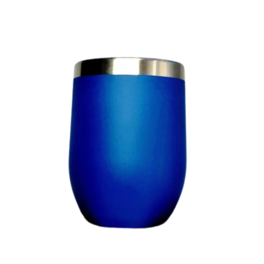 350 ml (12 fl oz) Stainless Steel Vacuum Insulated Thermal Mug with Matte Acrylic Lid - Assorted Colors