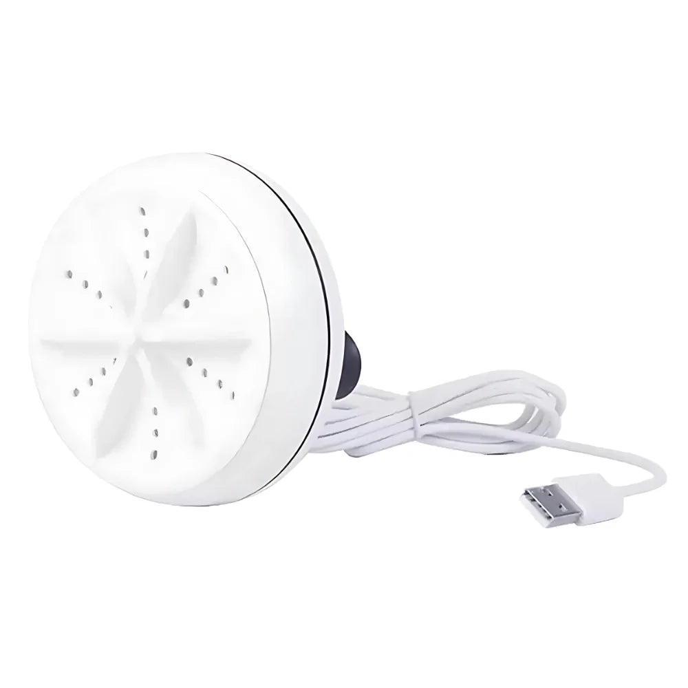 Mini Portable USB Washing Machine - 10cm (3.9 in) Travel Spinner, 1kg Capacity for Delicates