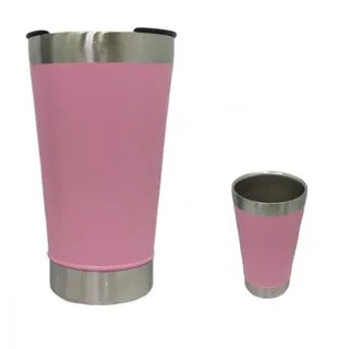 Insulated 473ml (16 fl oz) Thermal Travel Mug with Spill-Proof Lid & Built-In Bottle Opener