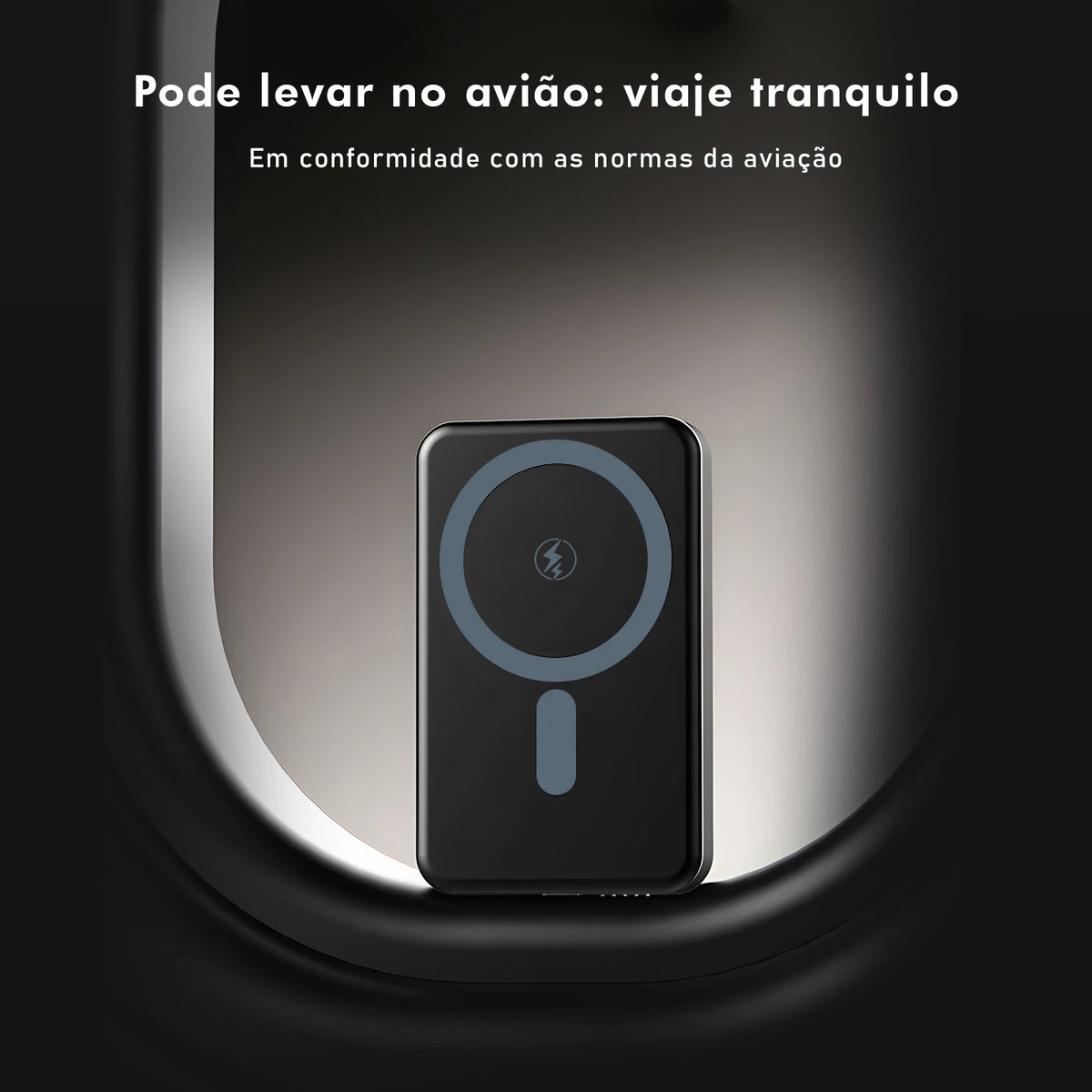 Magnetic 10000mAh Power Bank 15W Wireless 20W USB-C Slim Portable Charger for iPhone & Android