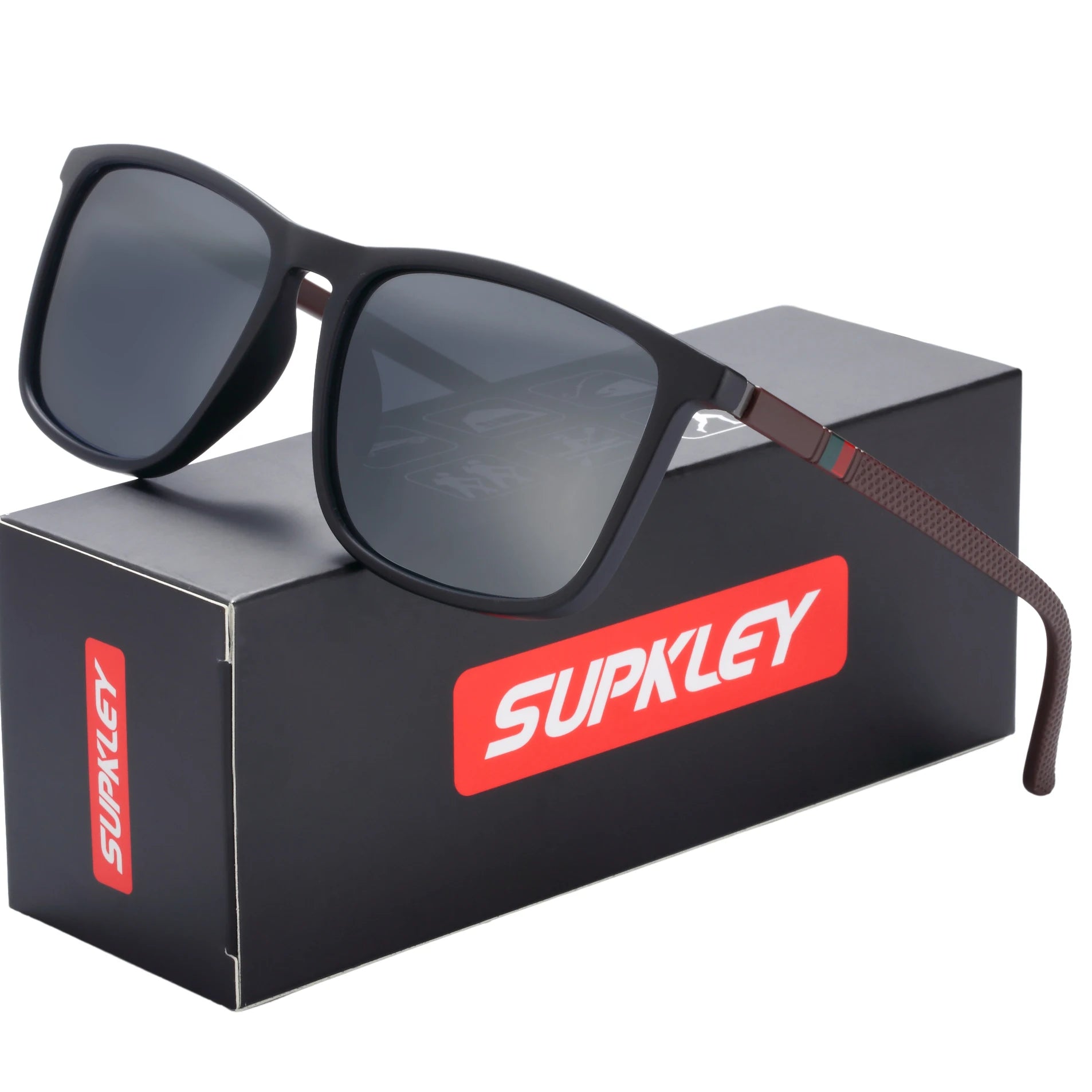 Polarized Sports Sunglasses for Men & Women - UV400 Anti-Glare Unisex Sport Eyewear