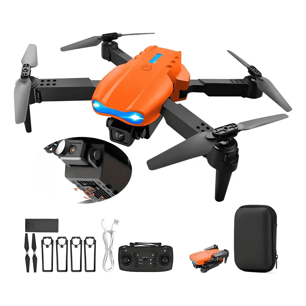 Foldable 4K Dual-Camera FPV Quadcopter Drone – WiFi Remote, 2.4GHz, 100m Range, Propeller Guards