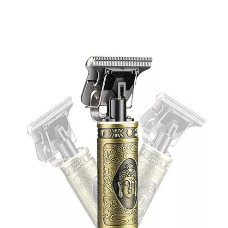 Professional Cordless Beard & Hair Trimmer - USB Rechargeable Men’s Electric Shaver with 4 Guide Combs