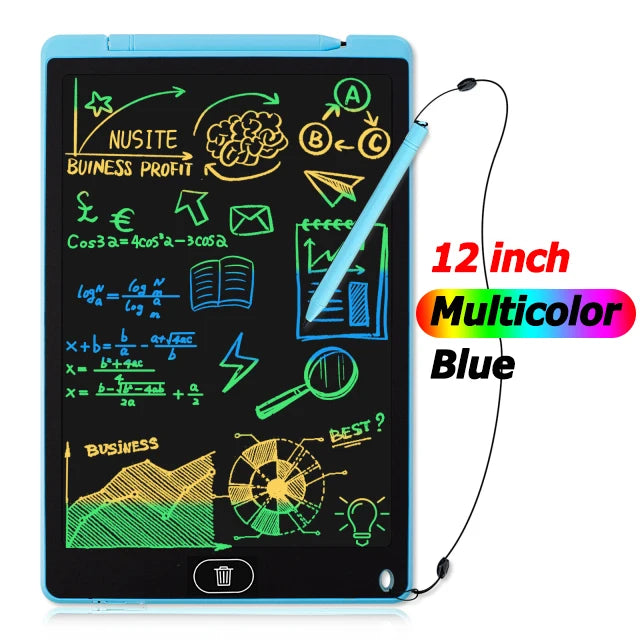LCD Writing & Drawing Tablet 8.5 in (21.6 cm) / 12 in (30.5 cm) – Digital Graphic Tablet with Stylus for Kids, Students & Artists