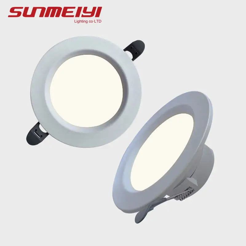 5W LED Round Recessed Downlight 110-240V - 9cm (3.5in) Dia, 7-8.5cm (2.8-3.35in) Cutout - Indoor Spot Light for Bedroom Kitchen Foyer