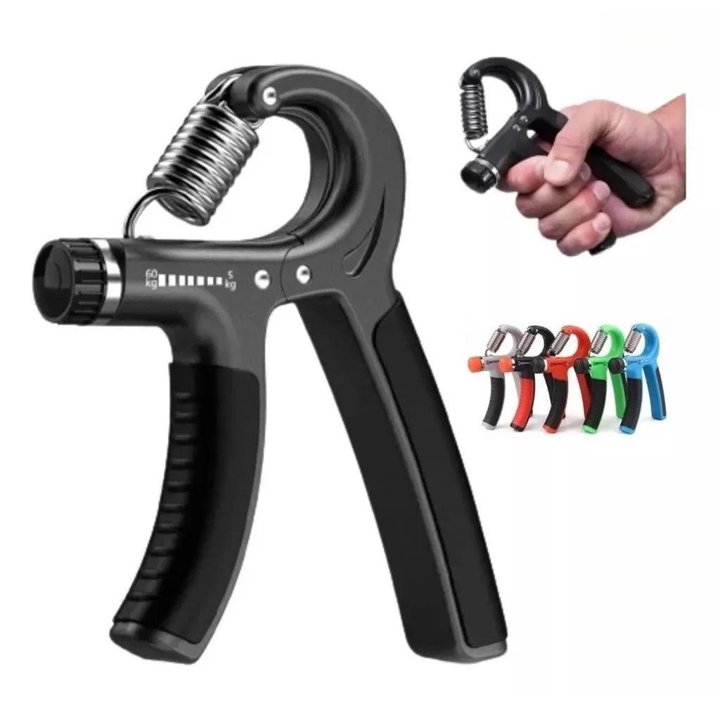 Adjustable Hand Grip Strengthener 5-60 kg (11-132 lb) - Forearm, Finger & Fist Trainer