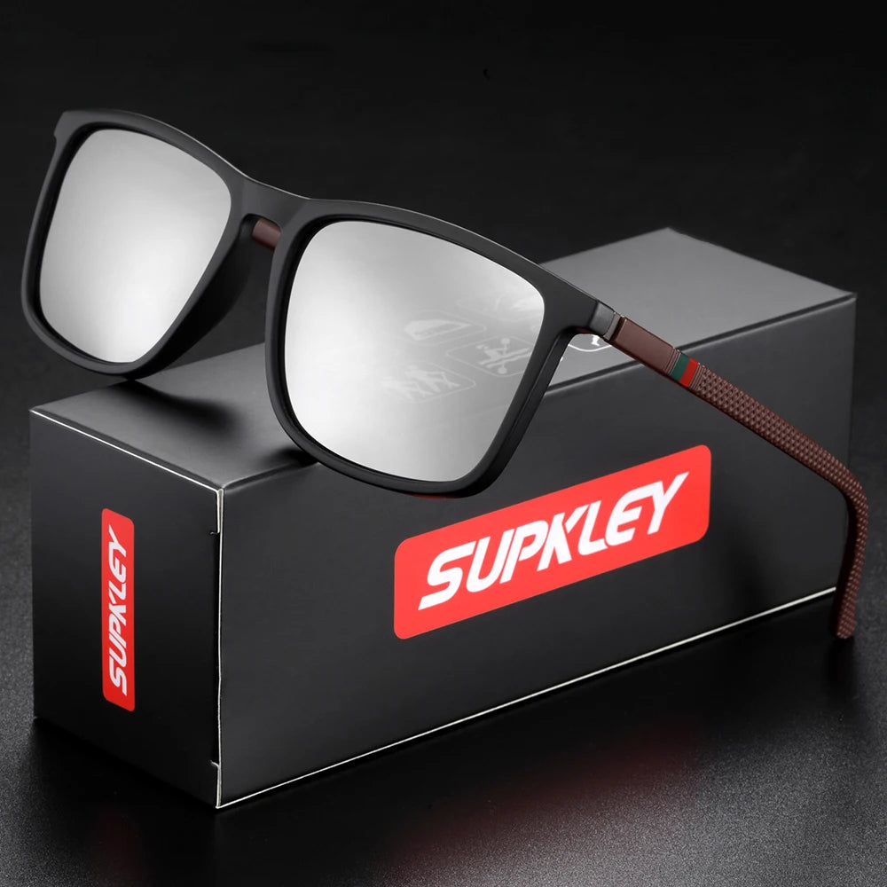 Polarized Sports Sunglasses for Men & Women - UV400 Anti-Glare Unisex Sport Eyewear