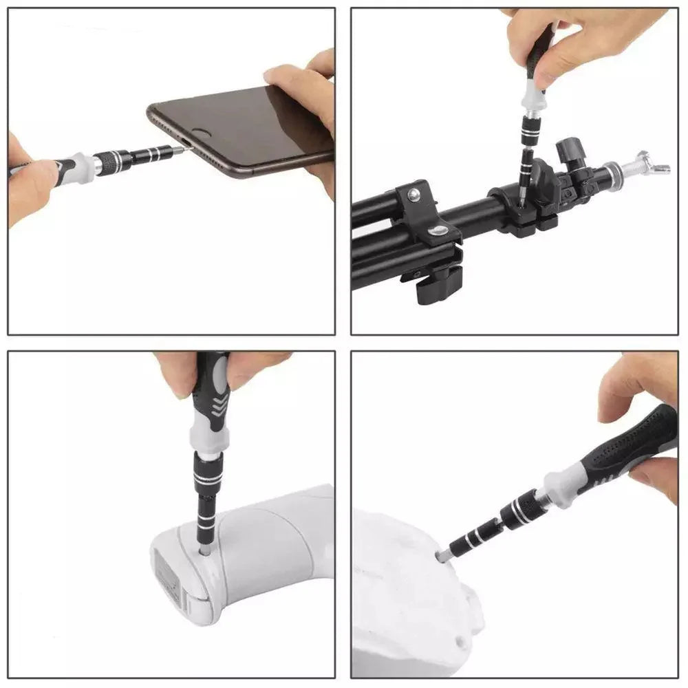 115-Piece Precision Tool Kit with Case for Smartphone, Laptop, and Electronics Repairs