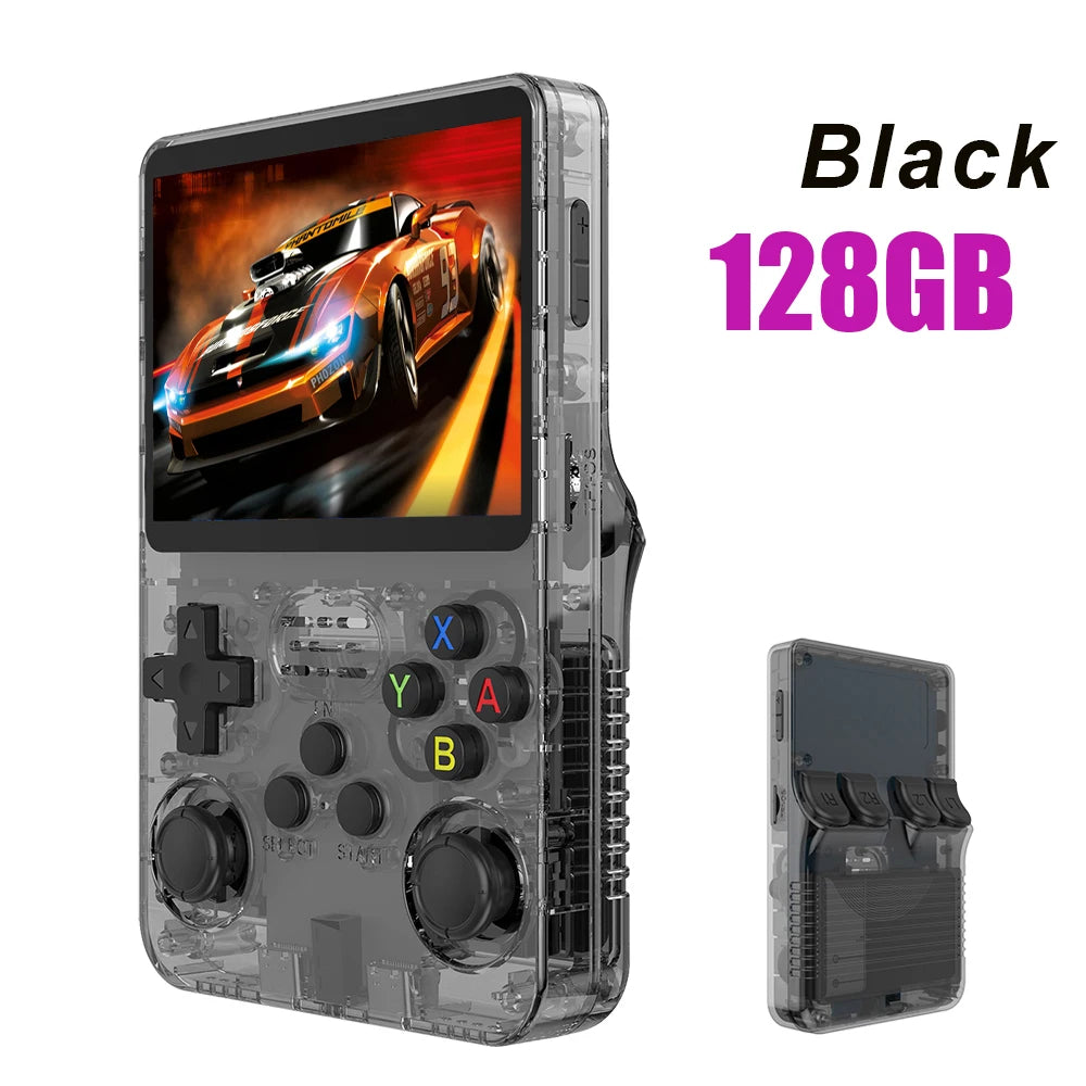 Open-Source Linux Retro Handheld Game Console 3.5-Inch (8.9 cm) IPS Screen 64GB/128GB Portable Pocket Player with 10,000 Classic Games