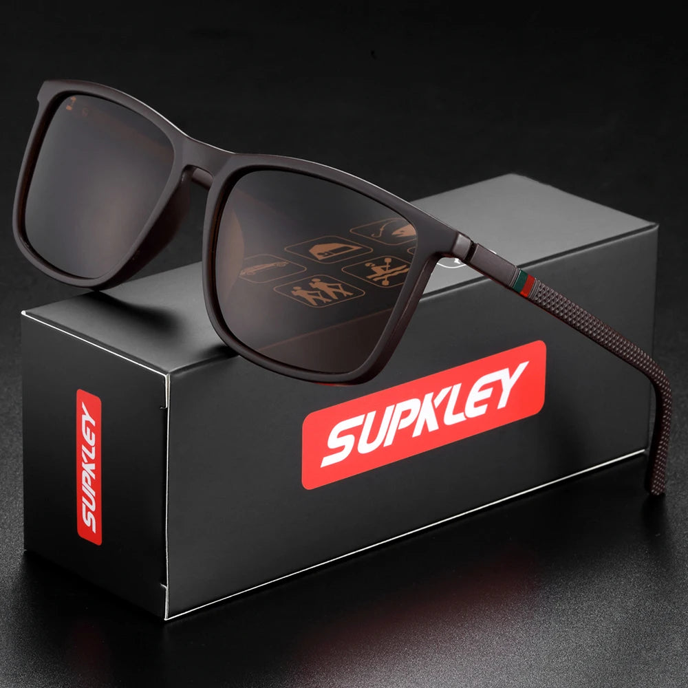 Polarized Sports Sunglasses for Men & Women - UV400 Anti-Glare Unisex Sport Eyewear