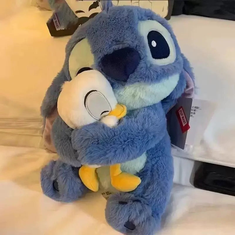 Stitch Lilo Duck Plush Toy - 12 in (30 cm) Soft Stuffed Animal, Kawaii Gift for Kids, Christmas & Birthday Decoration