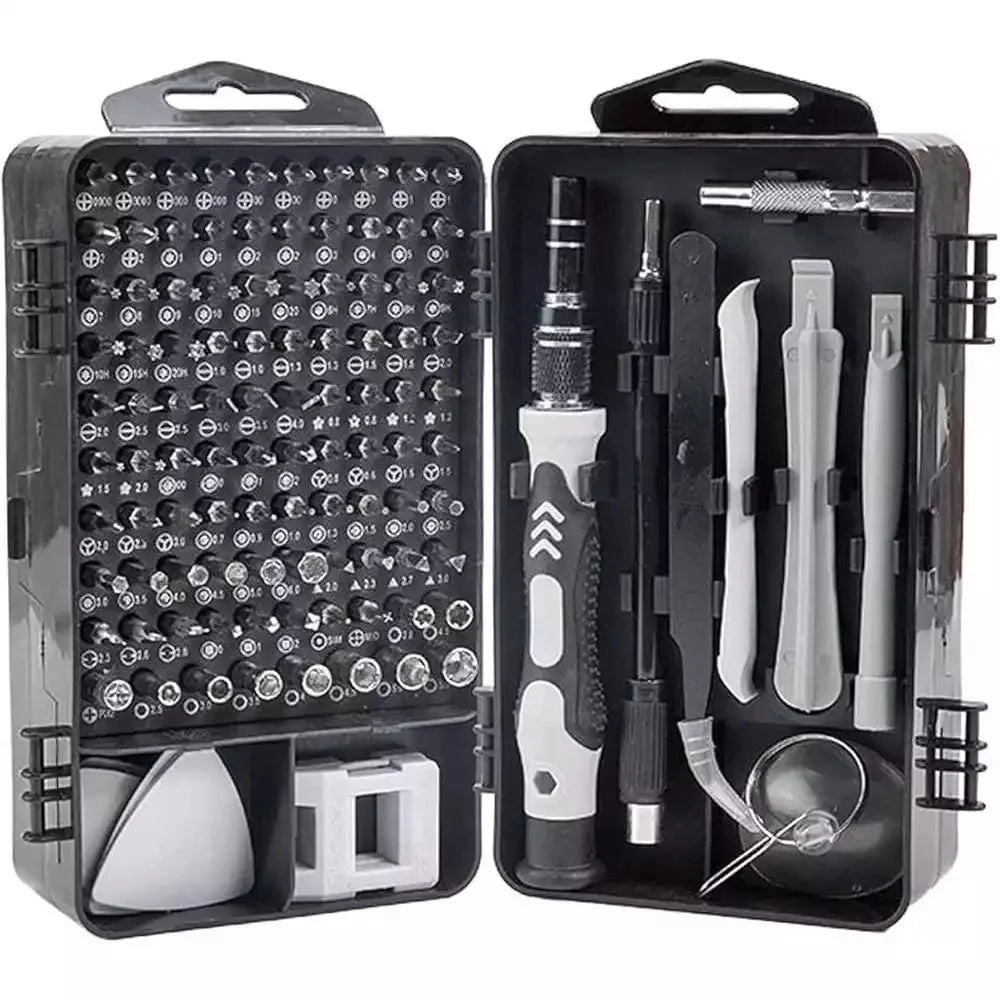 115-Piece Precision Tool Kit with Case for Smartphone, Laptop, and Electronics Repairs