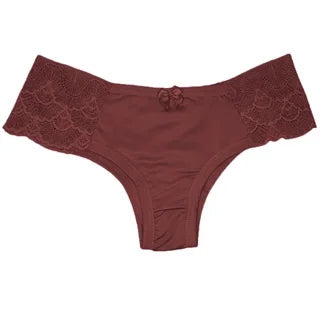 3-Pack Women's Microfiber Lace-Side Briefs - Comfortable Everyday Lingerie