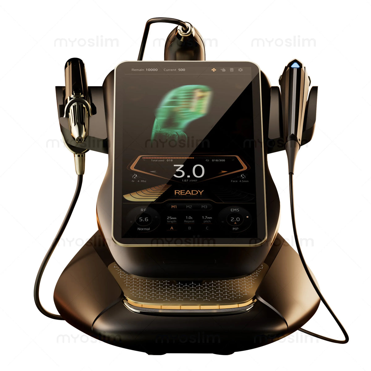 360° Full-Layer 3-in-1 Ultrasound RF EMS Beauty Machine, Non-Invasive Facial Lifting, Slimming & Body Contouring for Salon and Home