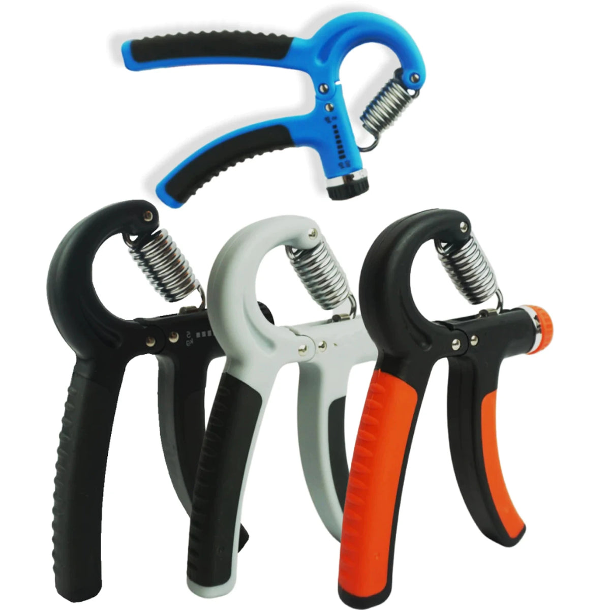 Adjustable Hand Grip Strengthener 5-60 kg (11-132 lb) - Forearm, Finger & Fist Trainer