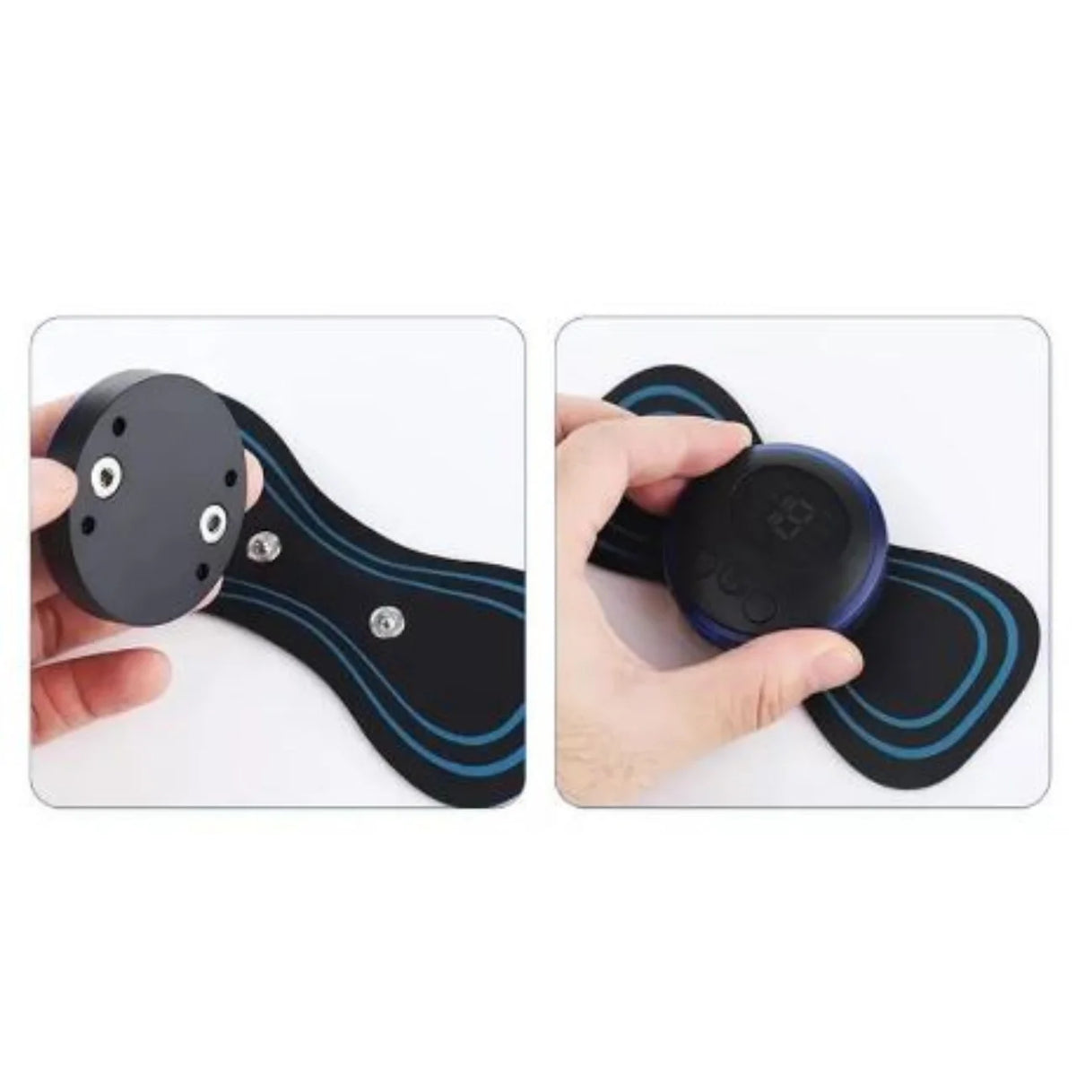 Portable Electric EMS Massager 8 Modes 19 Intensities – USB Body Massager for Neck Back Legs