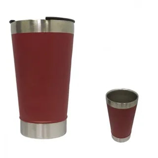 473 ml (16 oz) Insulated Thermal Tumbler with Lid and Built-In Bottle Opener, Keeps Drinks Hot or Cold