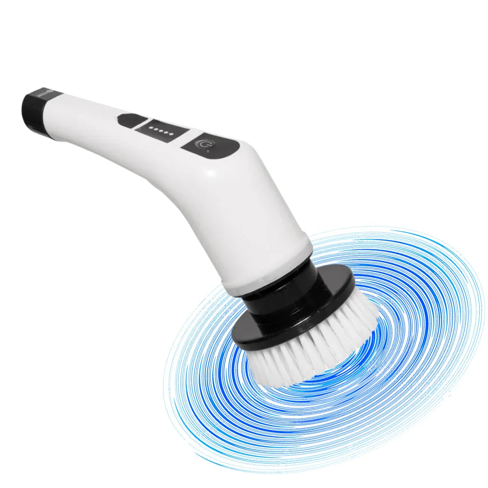 9-in-1 Rechargeable Electric Spin Scrubber, Cordless 360° Swivel Mop & Cleaning Brush for Bathroom, Kitchen, Floor, Car