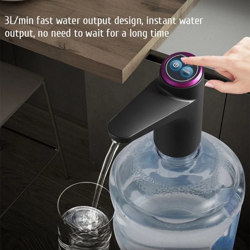 Rechargeable USB Electric Water Pump for Gallon Bottles Portable Automatic Water Dispenser 1200mAh