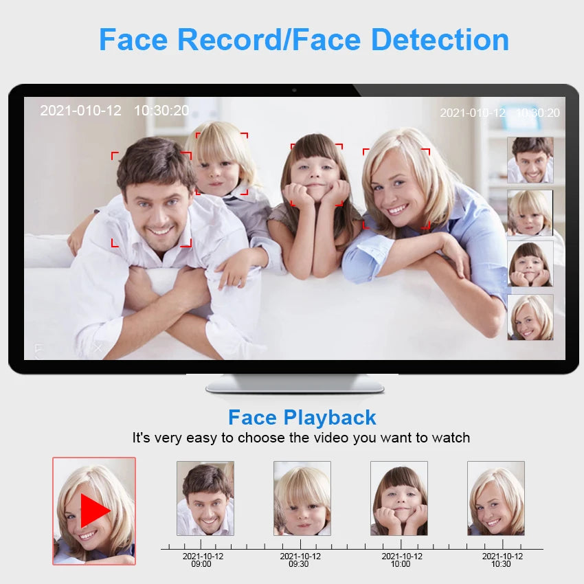 H.265 4K NVR Network Video Recorder – 9/10/16/32-Channel, Face Detection, Motion Alert, P2P & ONVIF Compatible