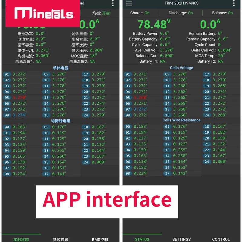 Smart BMS 3S–8S 200A Battery Management System with 2A Active Balance, Bluetooth APP & LCD — Li‑ion / LiFePO4, 12V/24V