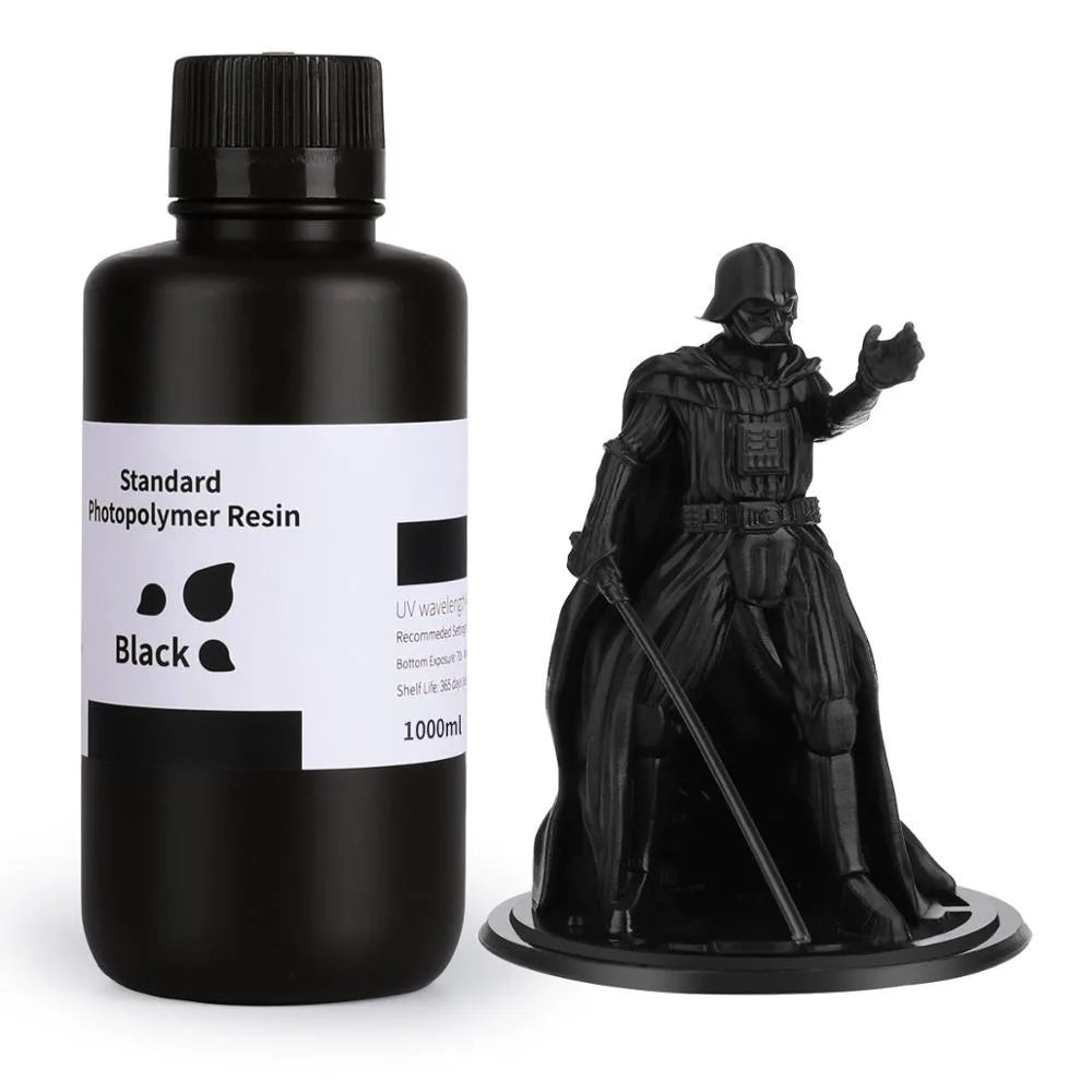 UV 3D Printing Resin 405nm, ABS-like, Water Washable, 8K Compatible for MSLA/DLP/LCD Printers