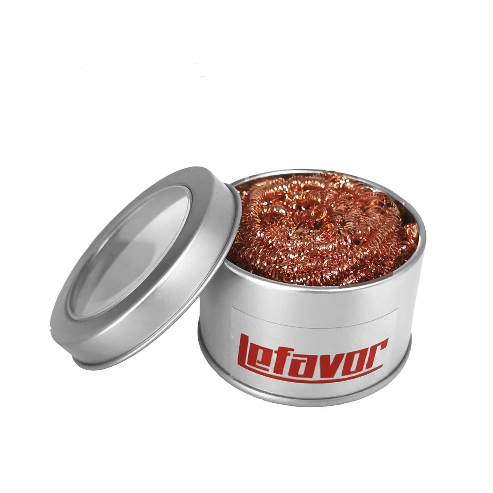 Soldering Iron Copper Wire Cleaning Ball - Tip Cleaner for Desoldering & Mesh Filter Nozzle Cleaning
