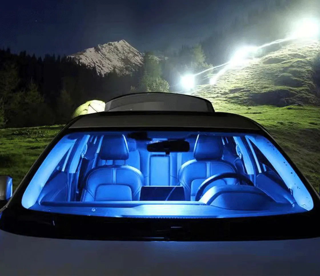 Interior Canbus LED Lighting Kit for Hyundai i10/i20/i30/i40/ix20/ix35/Tucson/Santa Fe — Dome Map Trunk LED Bulbs, Plug & Play, 12V, Error Free