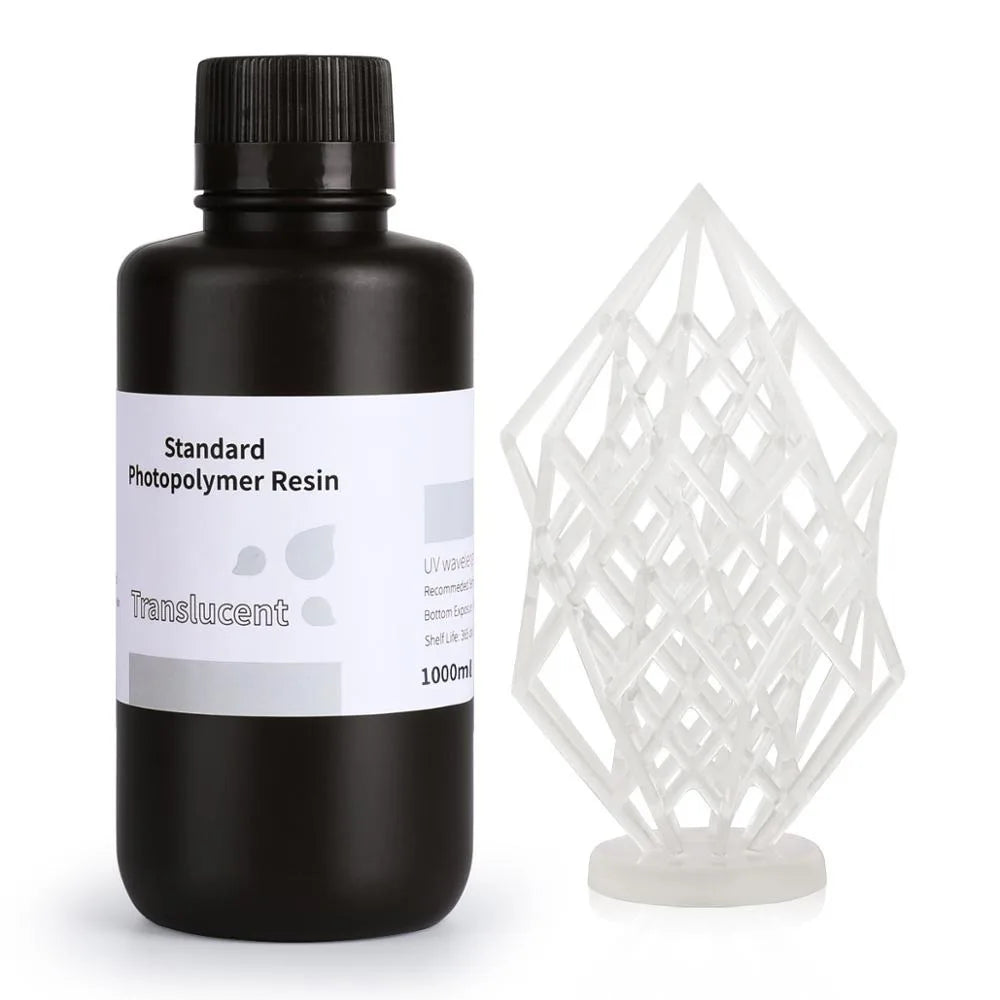 UV 3D Printing Resin 405nm, ABS-like, Water Washable, 8K Compatible for MSLA/DLP/LCD Printers