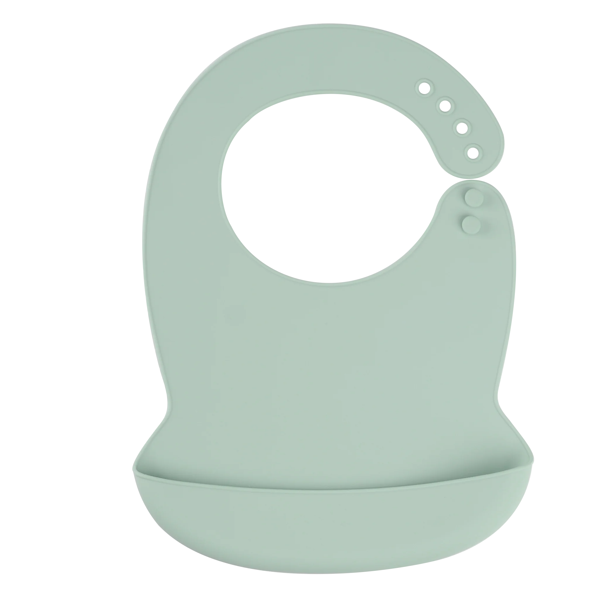 Silicone Baby Bib Waterproof Adjustable Cartoon Banana Feeding Bib with Pocket BPA-Free for 1-3 Years