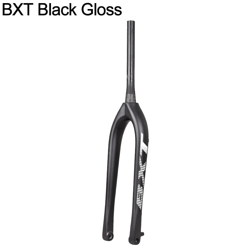 Full Carbon Boost MTB Fork 110x15mm Thru-Axle for 29er Tapered 1-1/8 to 1-1/2 Disc Brake Rigid Fork