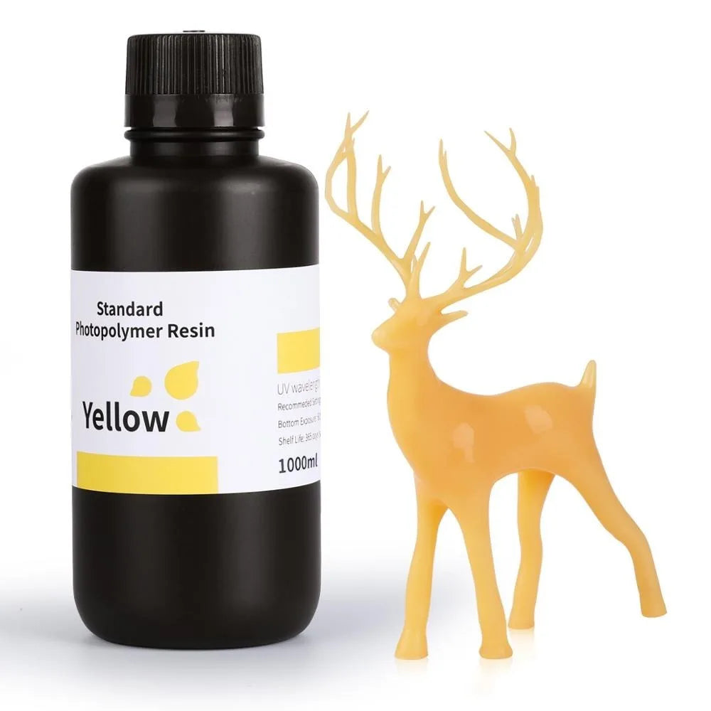 UV 3D Printing Resin 405nm, ABS-like, Water Washable, 8K Compatible for MSLA/DLP/LCD Printers