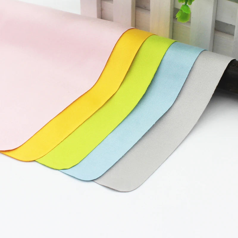 5-Pack Microfiber Glasses Cleaning Cloths (145 x 175 mm / 5.7 x 6.9 in) - Chamois Lens & Phone Screen Wipes