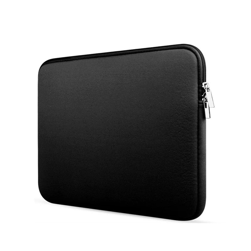 Soft Cotton Laptop Sleeve Bag with Zipper Fits 13 to 15.6 inch (33-39.6 cm) Notebook