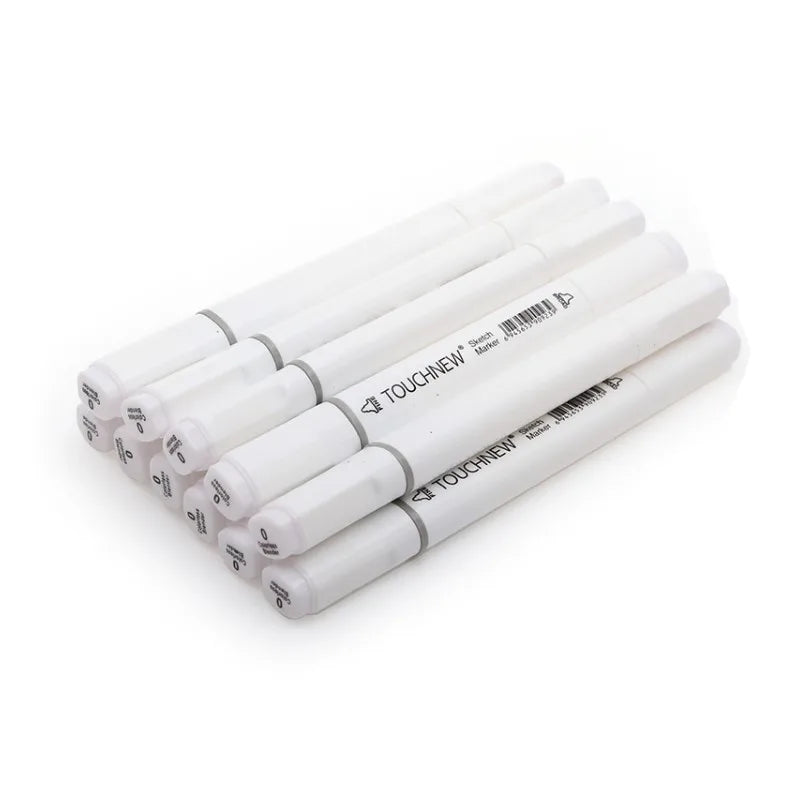 Colorless Blender Double-Ended Alcohol Sketch Marker — Dual Tip Blender for Artists, Manga & Illustration