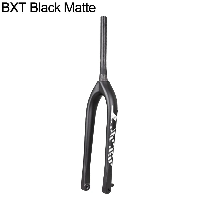 Full Carbon Boost MTB Fork 110x15mm Thru-Axle for 29er Tapered 1-1/8 to 1-1/2 Disc Brake Rigid Fork