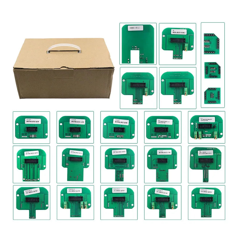 Online ECU Programmer Master Kit — 4-LED BDM Frame & 22 Adapters, OBD/Tricore/BDM Flasher with Unlocked 2.80 Software