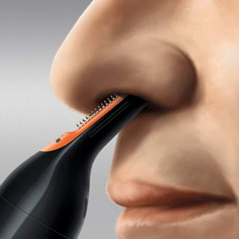 3-in-1 Rechargeable Nose & Ear Hair Trimmer — Micro Shaver, Beard & Eyebrow Grooming Kit for Men & Women (Cordless, 40-Min Run Time)