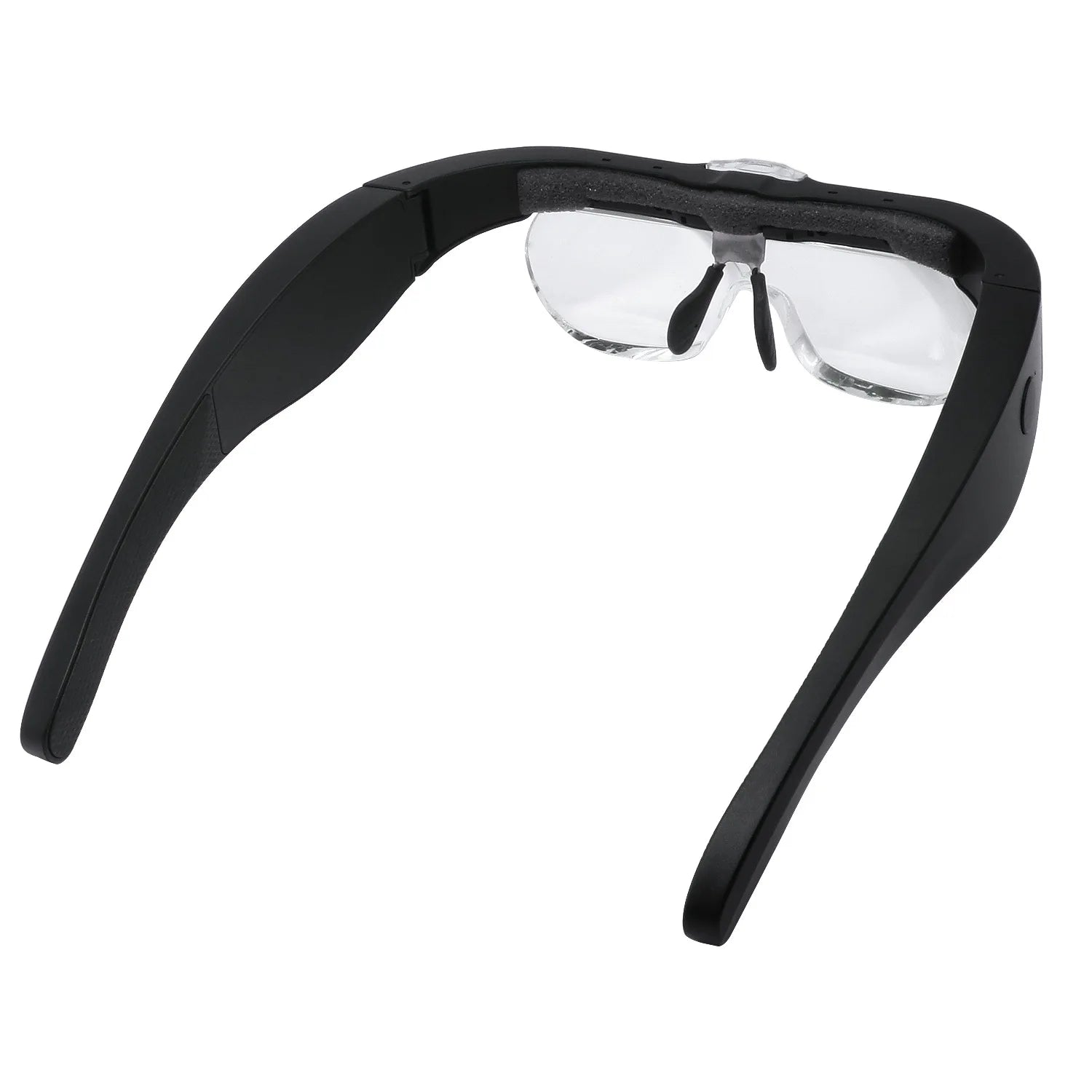 Headband Magnifying Glasses 1.5x–5x USB Rechargeable LED with 4 Interchangeable Lenses for Reading, Jewelry & Watch Repair