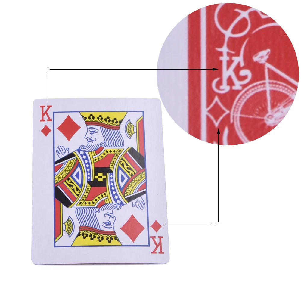 Marked Stripper Deck Playing Cards for Magic Tricks, Mentalism & Close-Up Illusions (Standard 3.5 x 2.6 in / 9 x 6.6 cm)