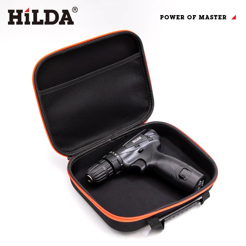Nylon Drill & Tool Bag — Multifunctional Electric Tool Organizer, 3 Sizes: 220×270×70 mm (8.66×10.63×2.76 in), 330×220×75 mm (13.00×8.66×2.95 in), 370×230×120 mm (14.57×9.06×4.72 in)