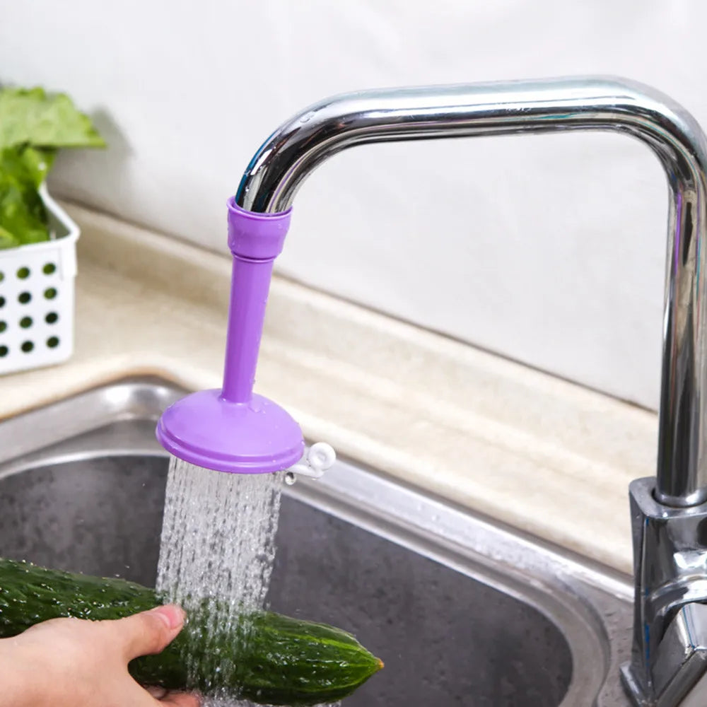 Swivel Faucet Aerator - Water-Saving Tap Diffuser Adapter, Rotating Nozzle for Kitchen Sink