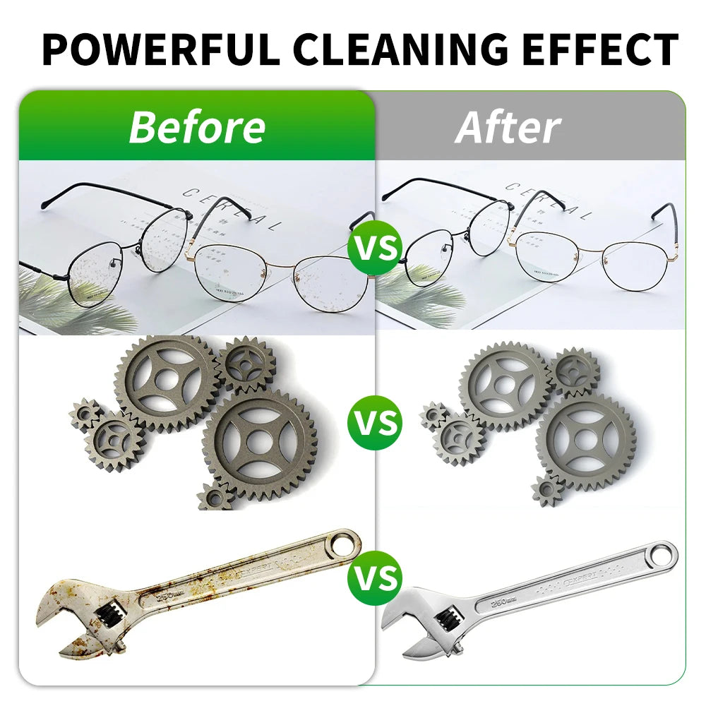 Heated Ultrasonic Cleaner 2L–30L (0.53–7.93 gal) Ultrasonic Cleaning Bath for Jewelry, Watches, Glasses & Tools