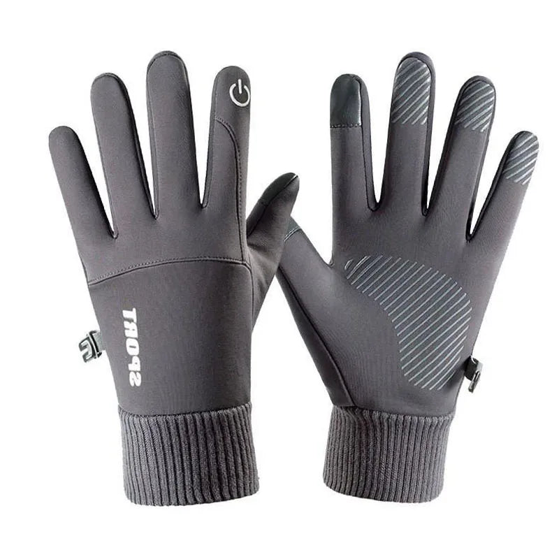 Women’s Waterproof Winter Cycling Gloves - Fleece Lined Full-Finger Touchscreen Gloves for Running, Motorcycle, Skiing