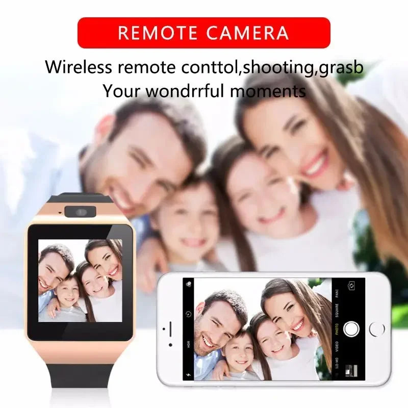 1.56-inch Touch Screen Smartwatch with SIM Support, Bluetooth Calls, Camera & Fitness Tracker
