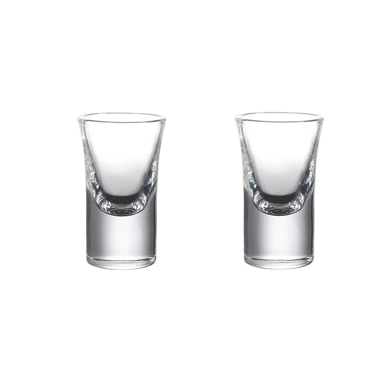15ml (0.51 fl oz) Thick-Bottom Shot Glasses - 2/6/12 Pack Transparent Liquor & Baijiu Cups