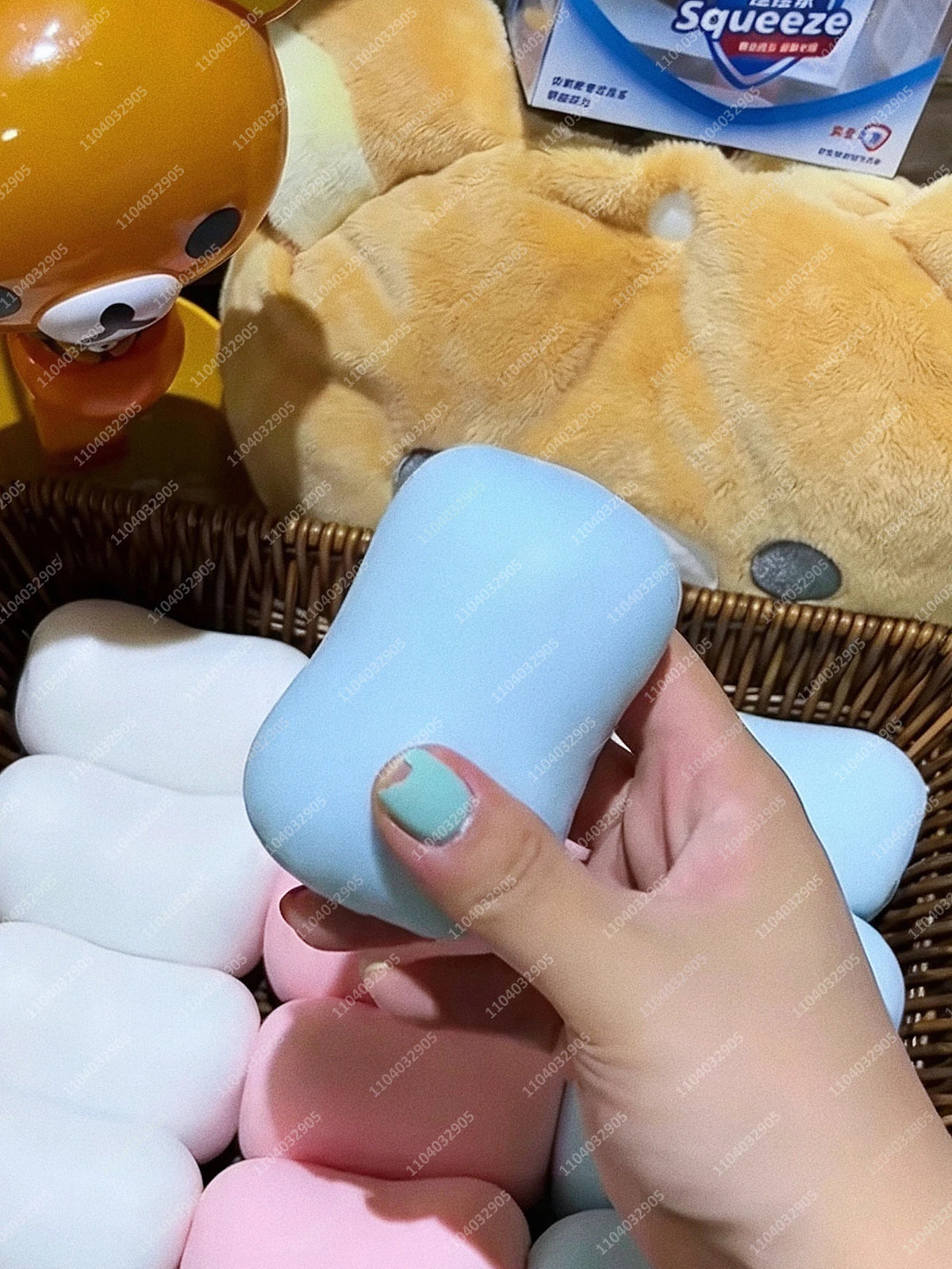 Crunchy Whipped Cream Squishy Stress Ball Moldable ASMR Fidget Toy for Adults