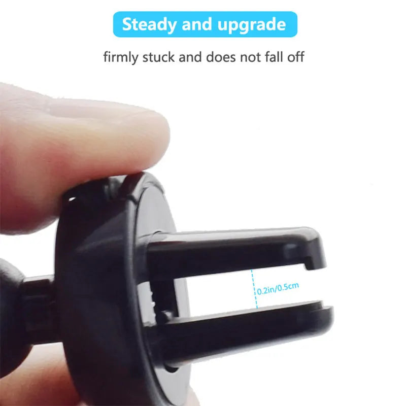 Universal 360° Rotating Car Air Vent Phone Holder Clip Mount for Smartphones