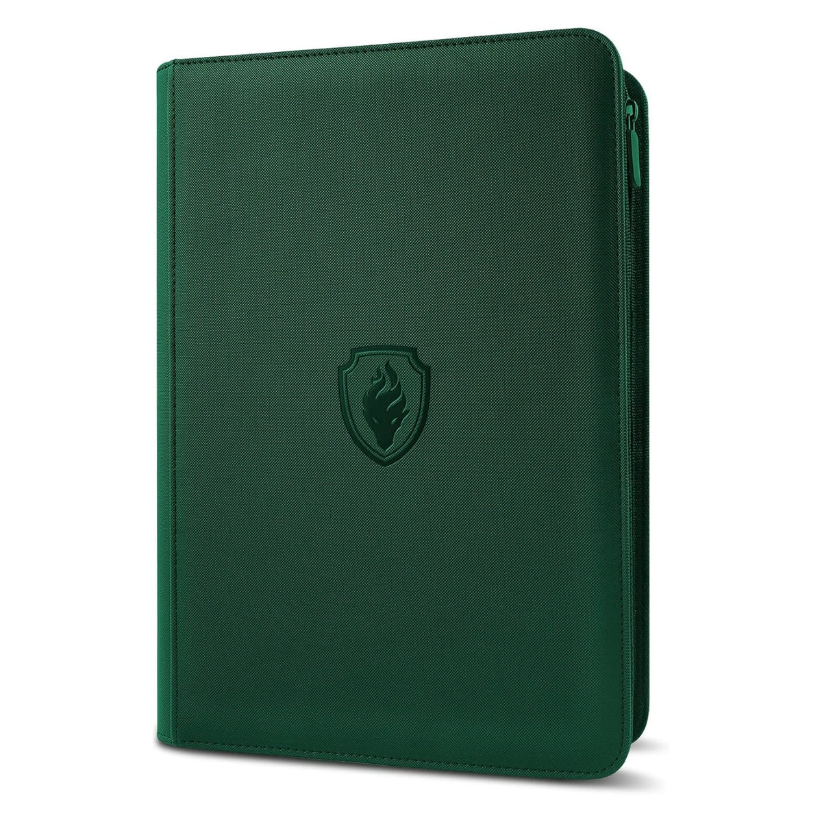 9-Pocket Zipper Card Binder 360-Card Trading Card Holder Book with Premium PU Zip Cover Side-Loading Sleeves