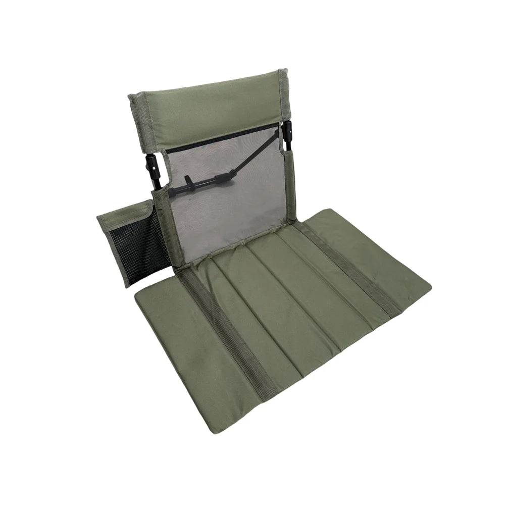 Foldable Oxford Cloth Camping Floor Chair – Portable Backrest for Beach, Picnic & Garden (Seat 15.9×16.1 in / 40.5×41 cm; Mat 31.1 in / 79 cm)